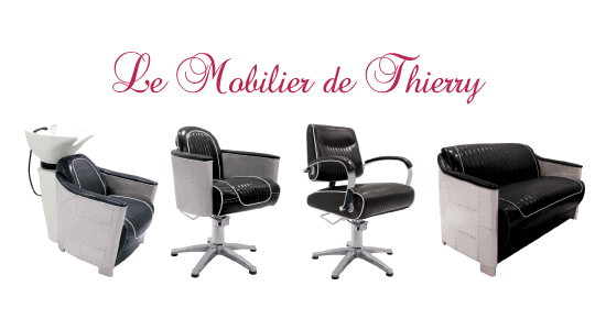 Tabouret de coiffure ROLL'IN JACQUES SEBAN blanc